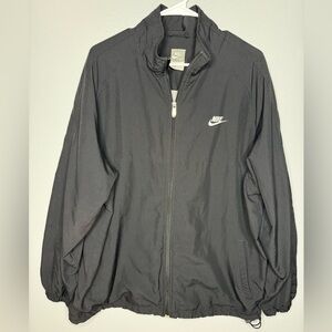 Nike Men's Black Vintage Windbreaker Jacket
